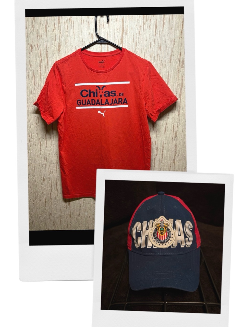 Chivas del Guadalajara t-shirt and hat bundle combo
